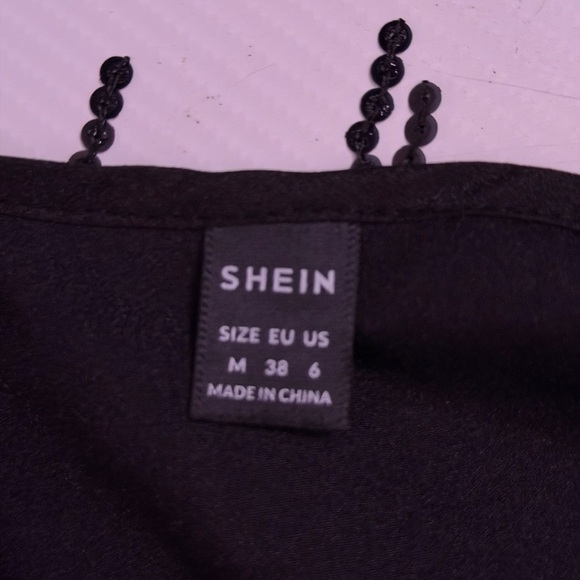 SHEIN Black Sequin Mini Dress - Picture 3 of 3